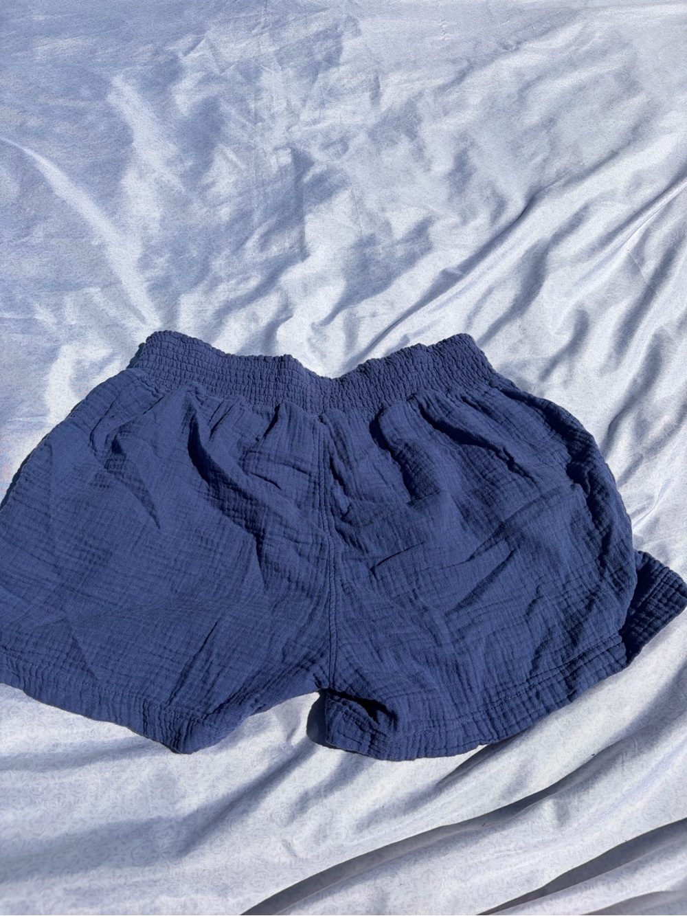 Blue shorts